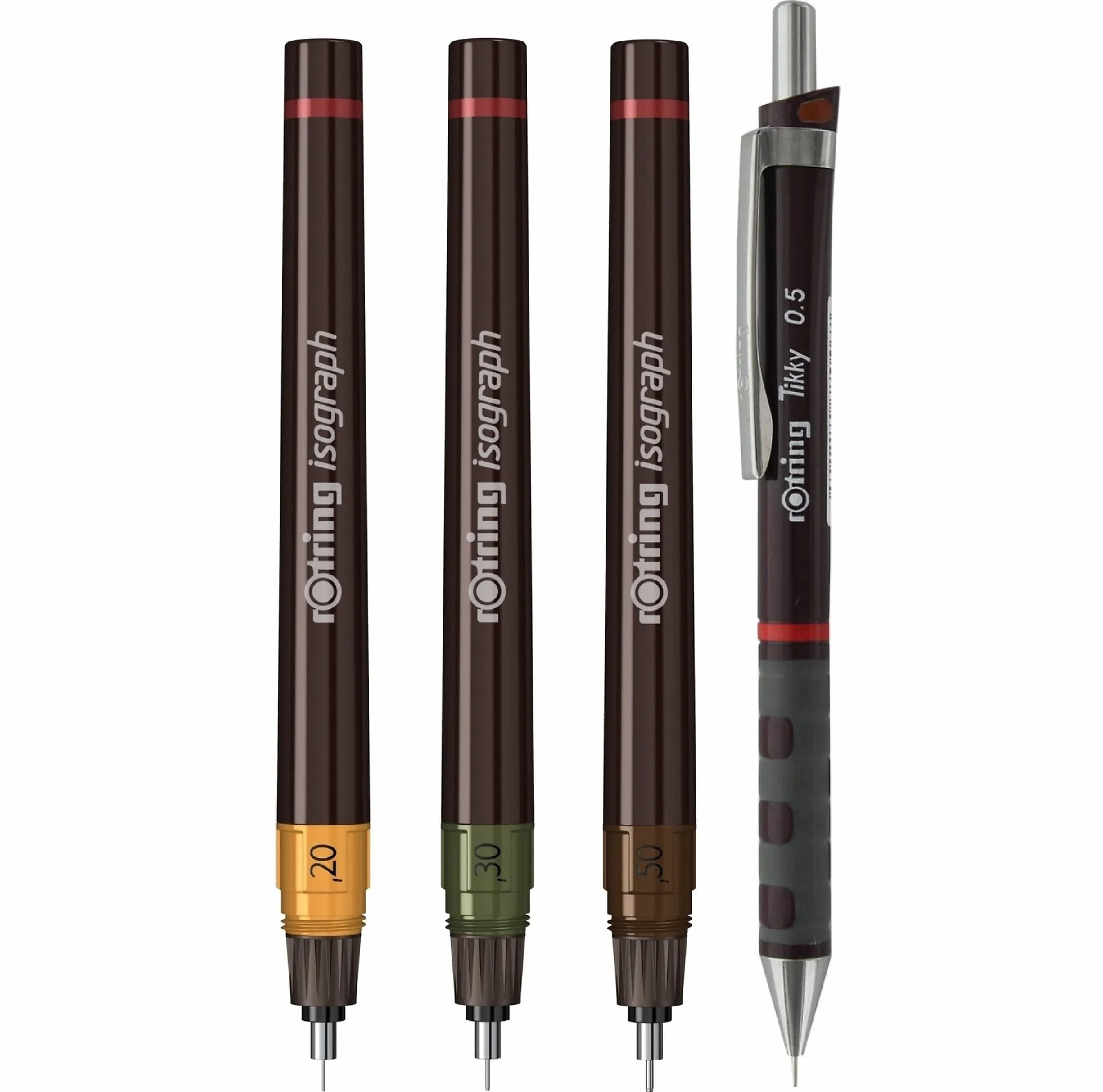 rOtring Isografo Set 0,2 mm 0,3 mm 0,5 mm