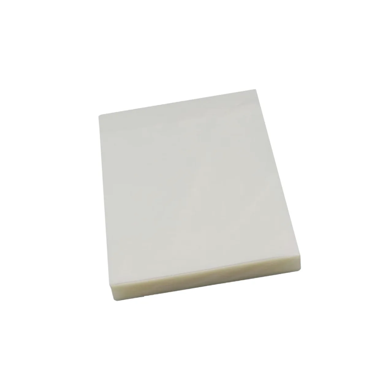 Pellicole di Laminazione Termica Trasparenti 100 Pezzi Pet Bianco | Anti-riflesso, Alta Chiarezza, Impermeabili, Sigillano e Proteggono Documenti, Formato