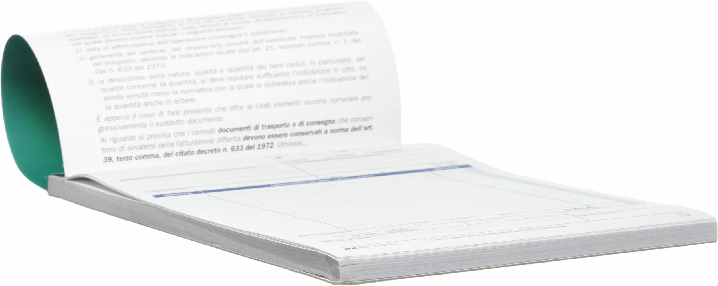 EDIPRO E5214C Blocco documento di trasporto 50x2 autoricalcante 14.7x22 cm