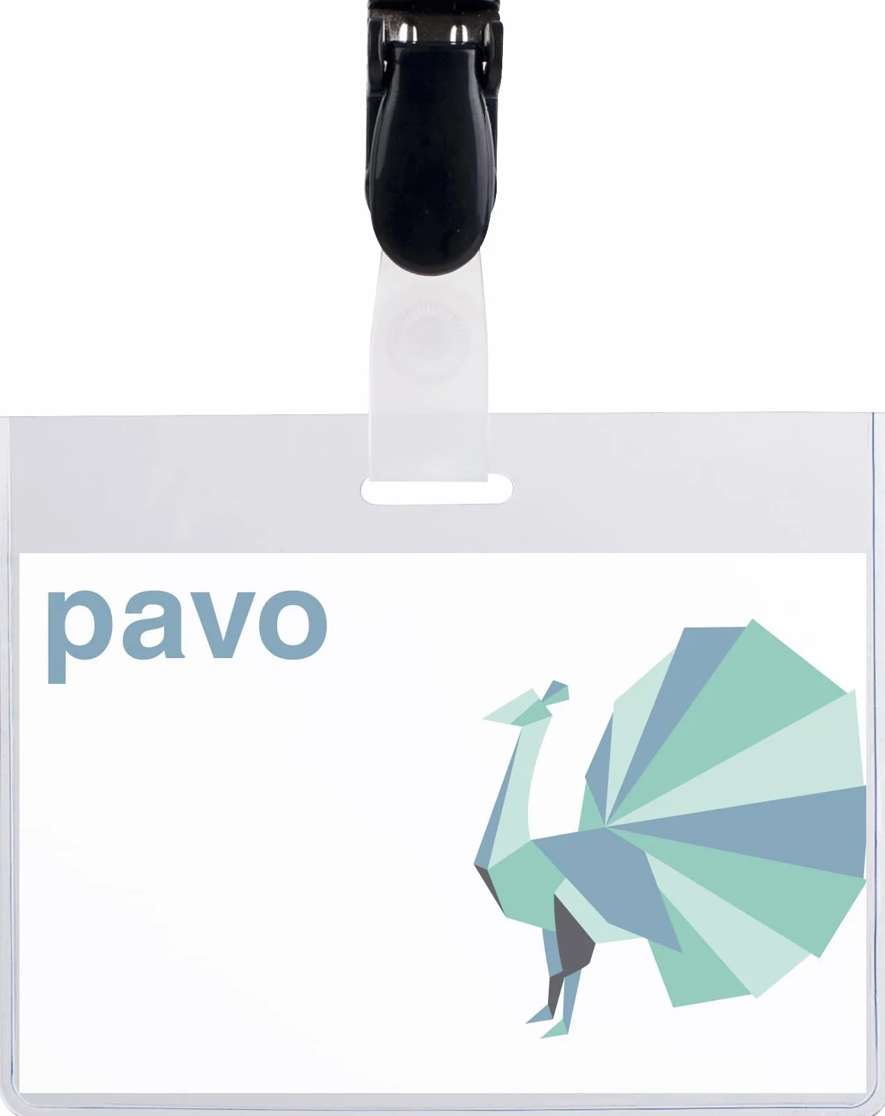 PAVO Cartellino portanome 60 x 90 mm Clip-on 25 sztuk