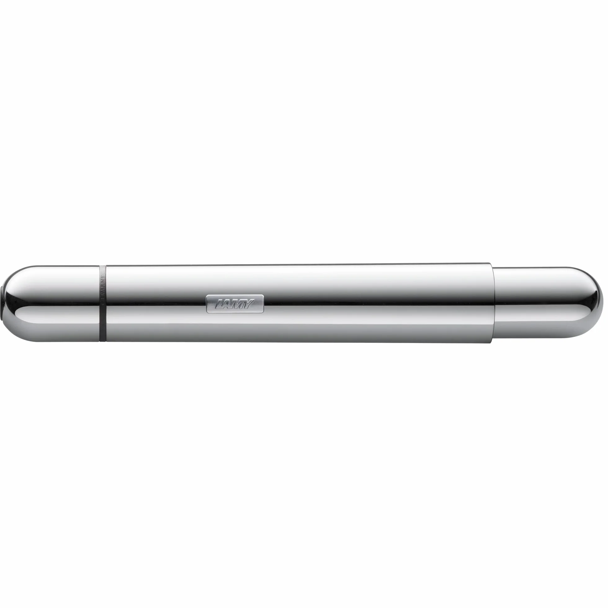 Lamy pico chrome penna a sfera - sfera tascabile innovativa - con un solo scatto a misura naturale - involucro in metallo e larghezza di tratto M - refill M 22 in nero incl.