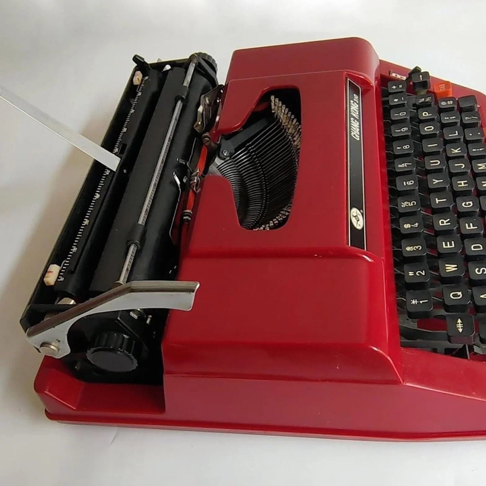 Vecchia Macchina da Scrivere Inglese, Macchina per esercitarsi con la dattilografia Meccanica, Scrittura Creativa e Oggetti di Scena per Film e Televisione, Adatta per scrittori