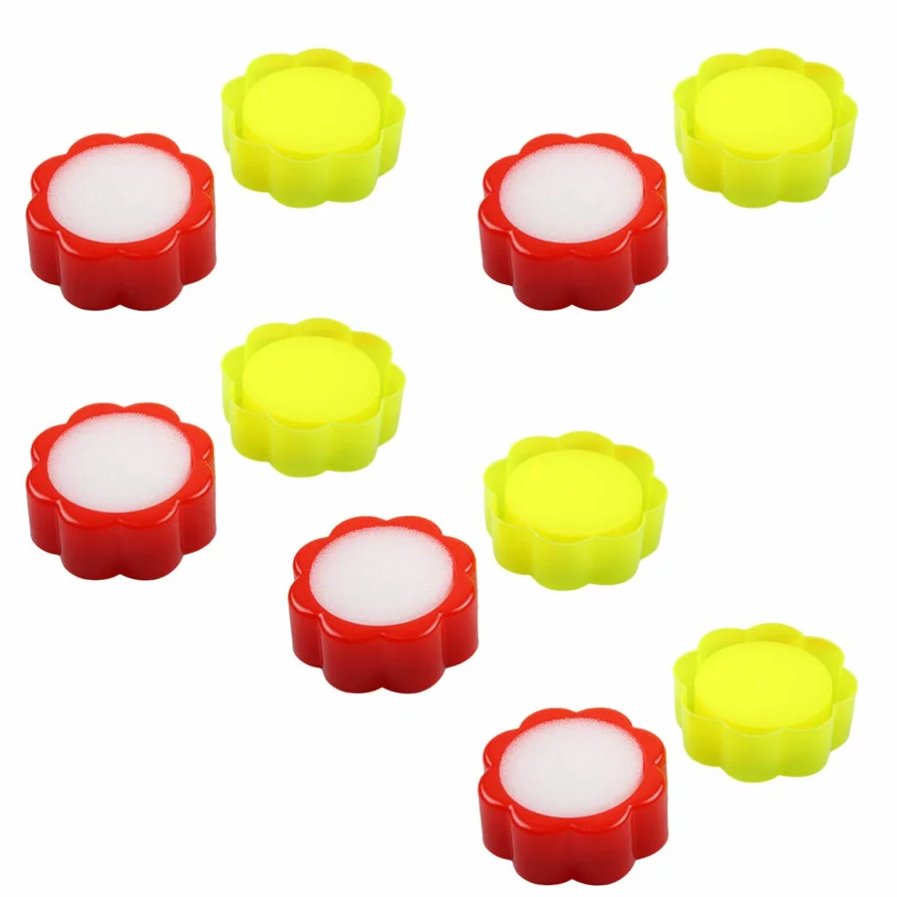 STOBOK 10Pcs Dito Umidificatore Spugna Tazza per Conteggio Soldi Cassiere Banca
