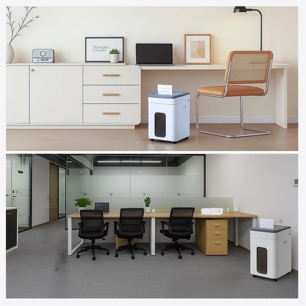 Distruggi Documenti Automatico Professionale: P5 Microframmenti 400 Fogli Cestino 50L Credito Carte Tritadocumenti Non-stop per Casa Ufficio Medico Scuola Cartelle Cliniche
