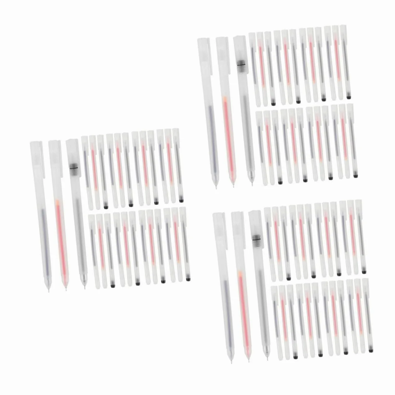 3 Set Penna Gel 05mm Penne Gel Nere Penne A Sfera Ad Asciugatura Rapida Pen Ufficio Scrivere Penna Per Insegne Da Ufficio Ricarica Dell'ago; 30 Pezzi * 3