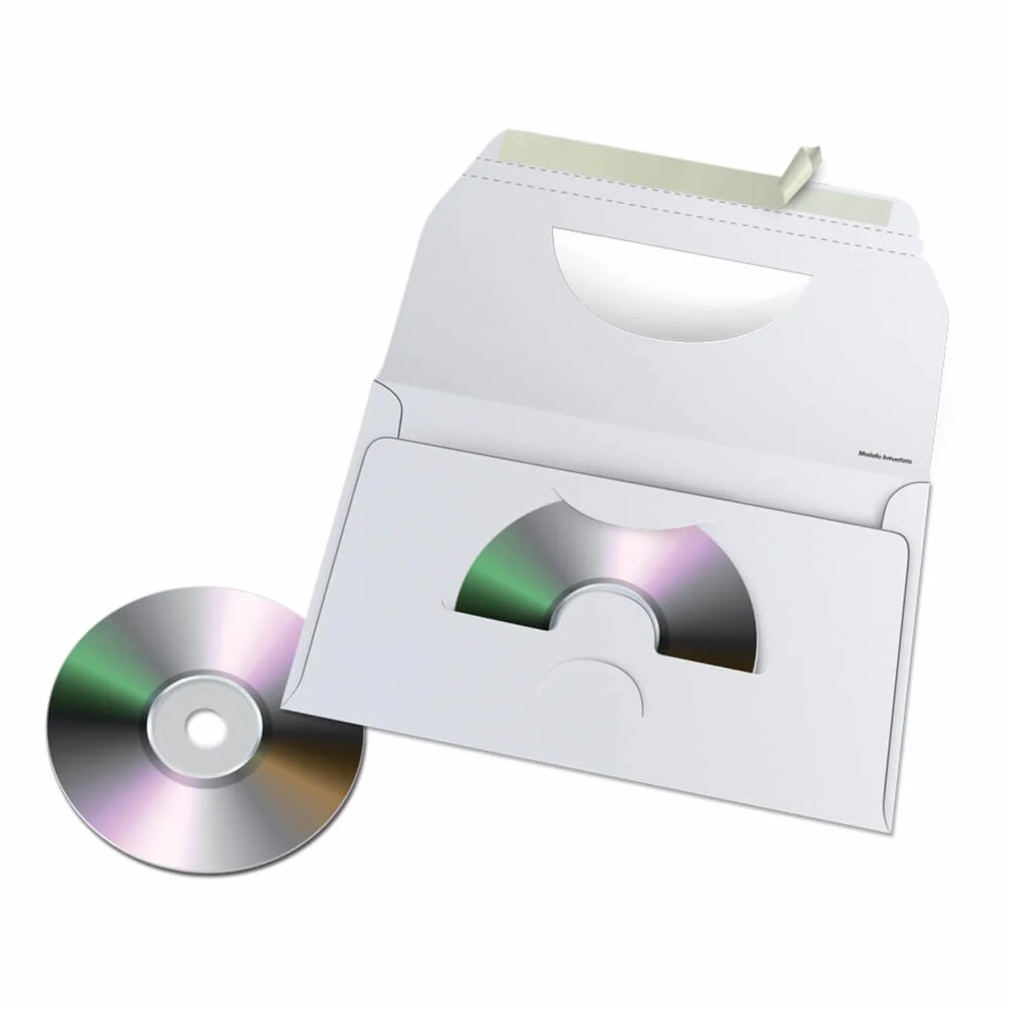 Busta bianca per CD referti medici analisi cliniche