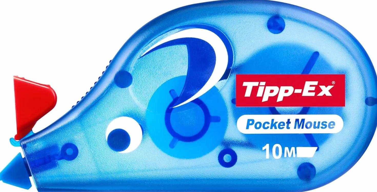 BIC Tipp-Ex Pocket Mouse 10 m x 4.2 mm 5 pezzi