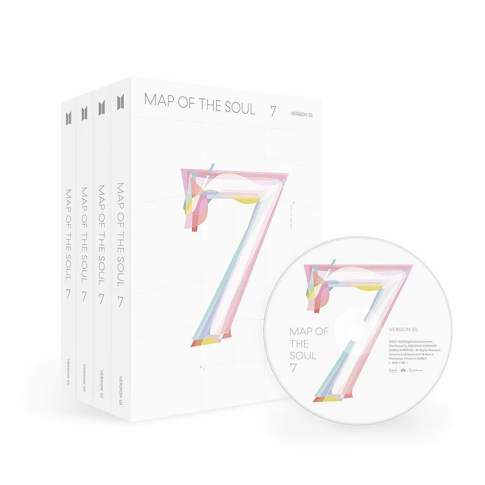 Bighit - BTS Bangtan Boys, Map of the Soul: 7 album + poster + set extra photocard Random Ver.
