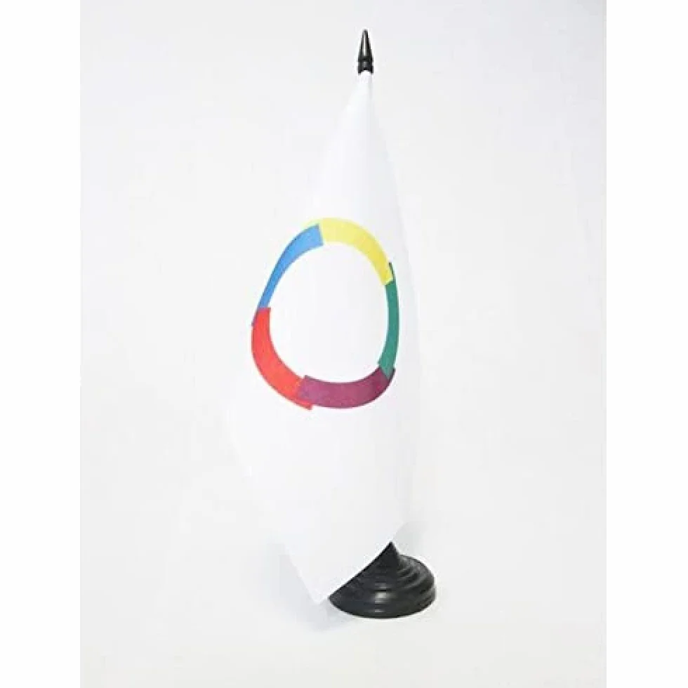 AZ FLAG Bandiera Da Tavolo Francofonia 21x14 cm - Piccola Bandierina Della Lingua Francese