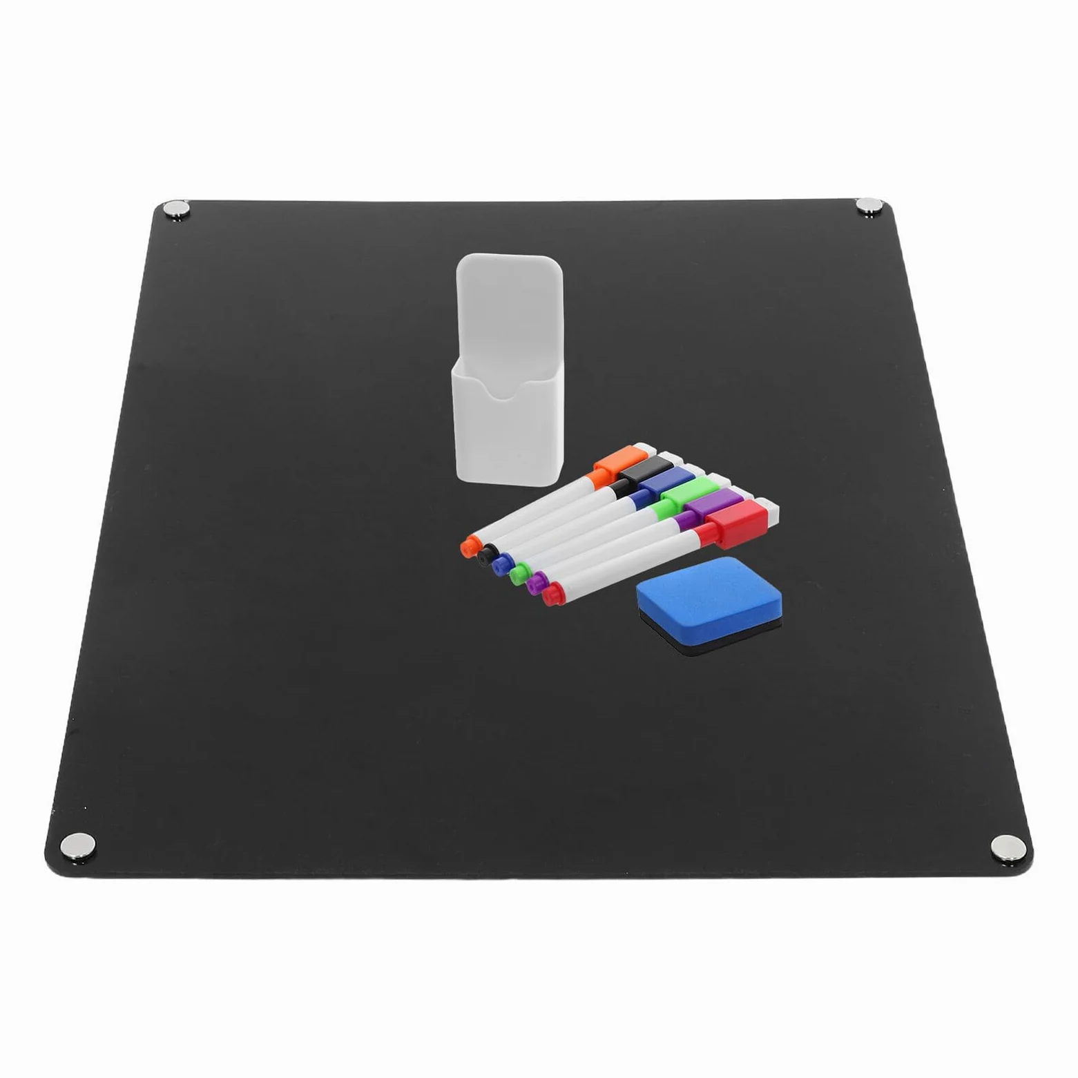 Zerodeko Lavagna Magnetica Cancellabile Secco per Frigorifero Blocco Note Magnetico in Acrilico con Penna Lavagna Promemoria Riutilizzabile per Cucina Ufficio