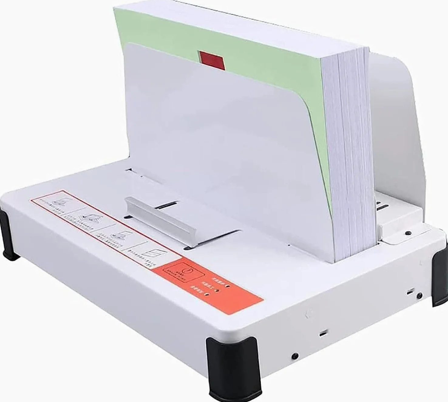 Rilegatrice termica per fogli A4, capacità 500 fogli, spessore di rilegatura 1-55 mm, ideale per relazioni d'ufficio, gare d'appalto, polizze assicurative