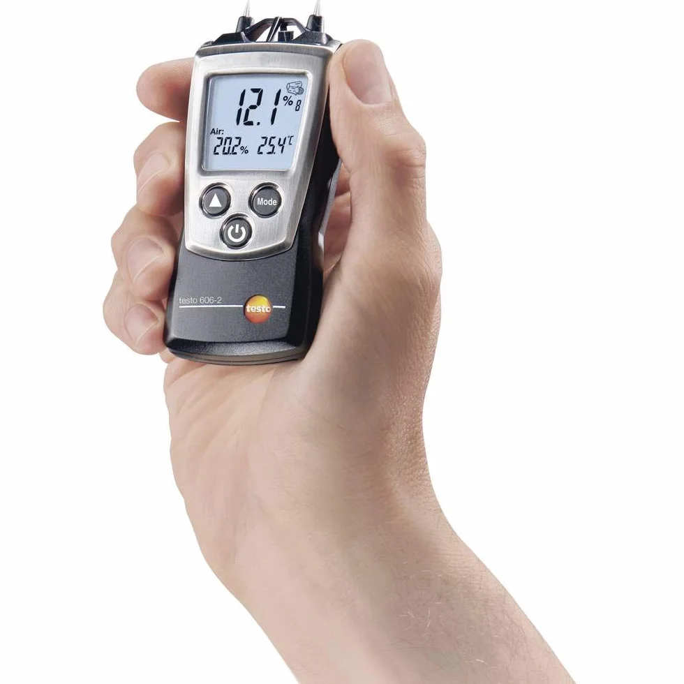 Testo 606-2 Misuratore di umidità legno/materiale con termometro NTC