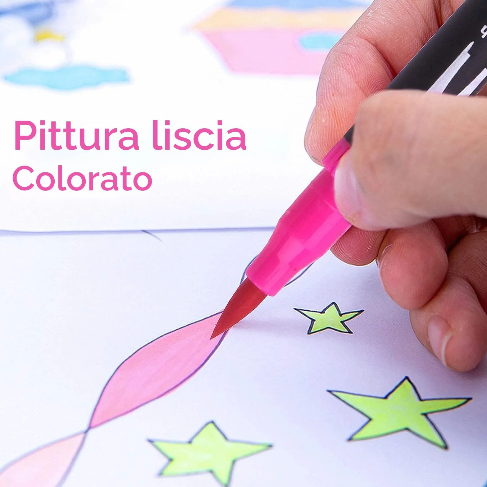 Pennarelli Brush Pen Lettering, 120 Pennarelli Punta Fine,Pennarelli Acquerellabili Pennarelli Doppia Punta per Calligrafia, Dsegno, Schizzi da Colorare