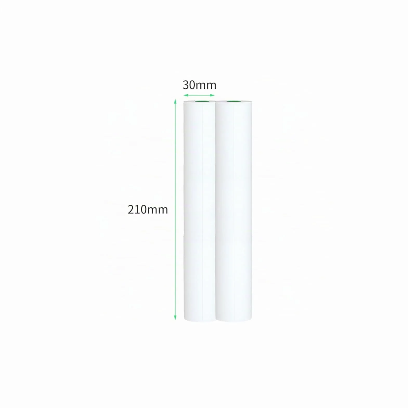 Bisofice 10 Rotoli Carta Termica A4, Compatibile con tutte le Stampante Termica Portatile, Senza BPA, per Foto Ricevute Memo File, Circa 22 fogli/rotolo