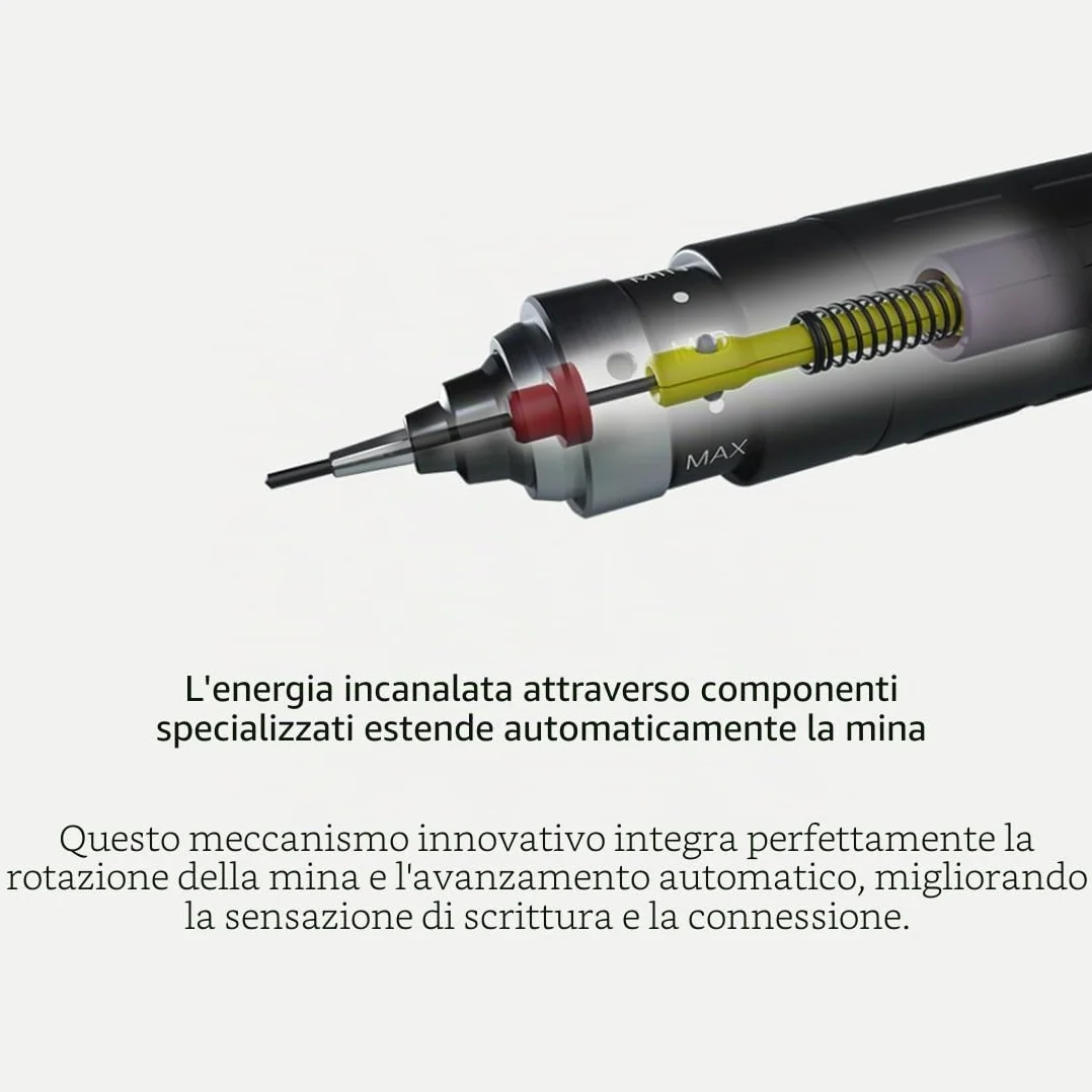 三菱鉛筆 Uni Kuru Toga Dive - Portamine, rotazione automatica della mina e avanzamento automatico regolabile, 0,5 mm, colore: Blu Abyss