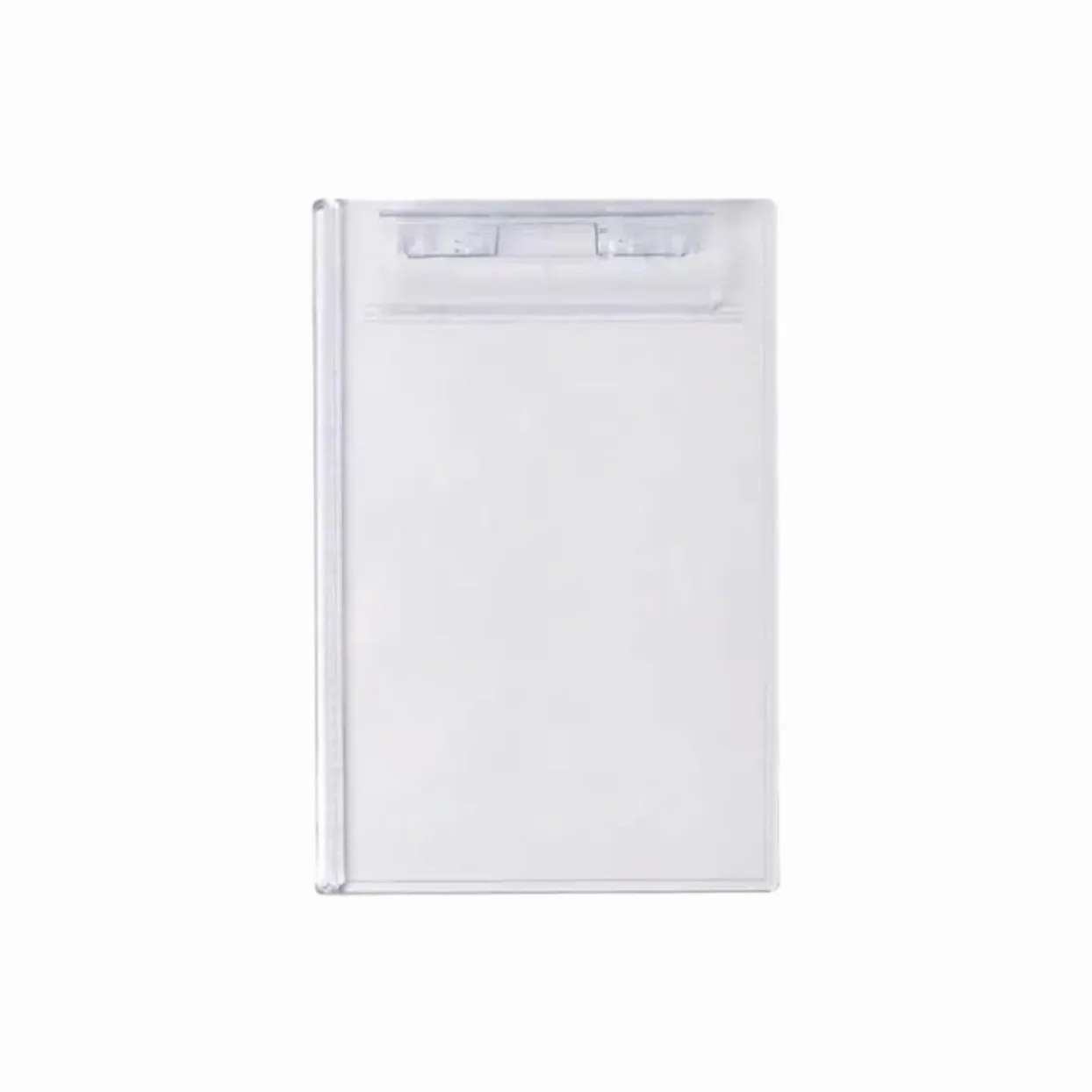 Portablocco 4 Pezzi Appunti Trasparenti A4 Appunti A5 Porta Carta Lavagna con Clip for Profilo for Documenti in Forma di promemoria per l'azienda(A5)