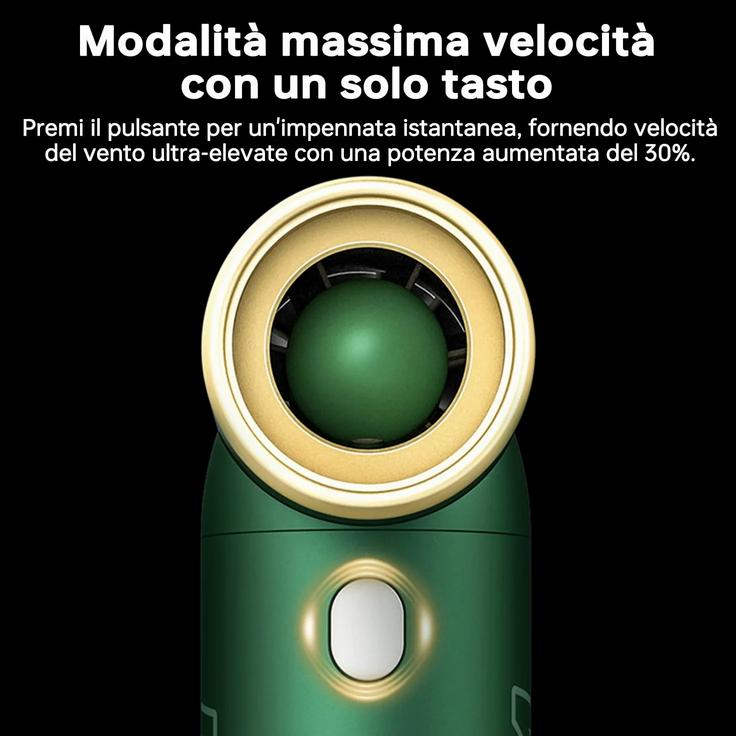 Kica JetFan 2S Aria Compressa Elettrico Air Duster,Spray Aria compressa da 117000RPM con Batteria da 1100mAh,Mini Soffiatore a Velocità Libera, per Tastiera,Pulizia PC,Pulizia della Casa,Nero