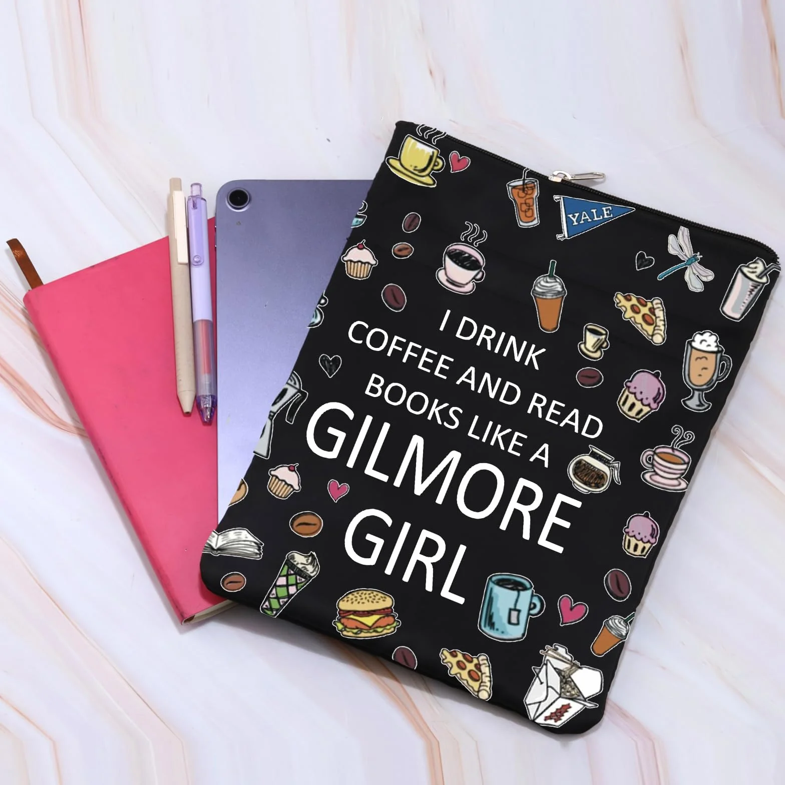 Luke's Diner Book Sleeve – Copertina per libro ispirata a Gilmore Girls, regalo per amanti del caffè