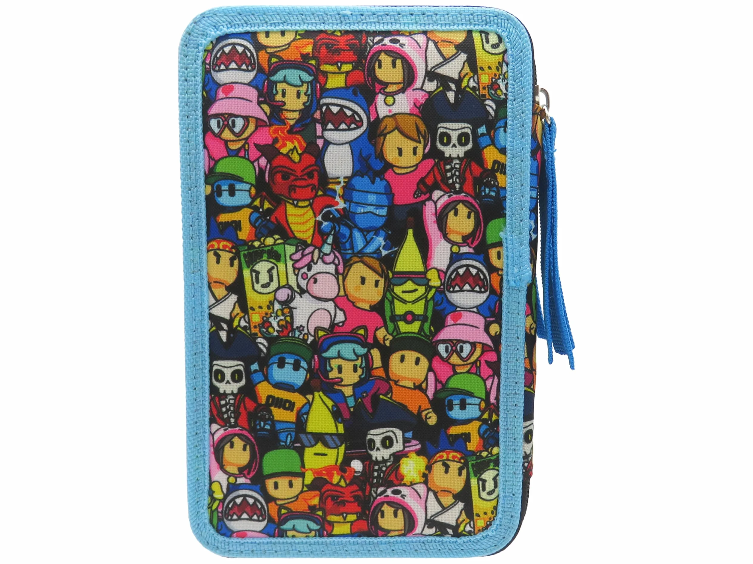 CYPBRANDS Stumble Guys astuccio a 3 scomparti licenza ufficiale per ragazzi e ragazze