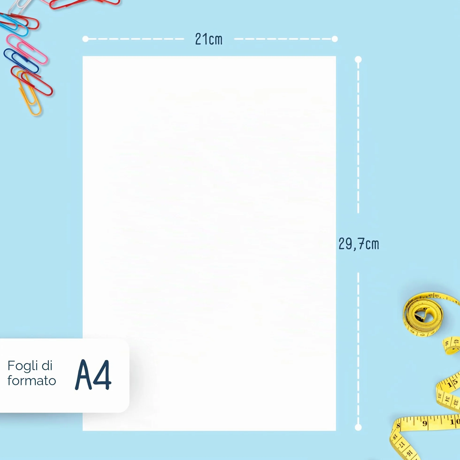 Fogli A4 80g carta premium multiuso per stampanti laser inkjet fotocopiatrici ufficio casa 100 fogli