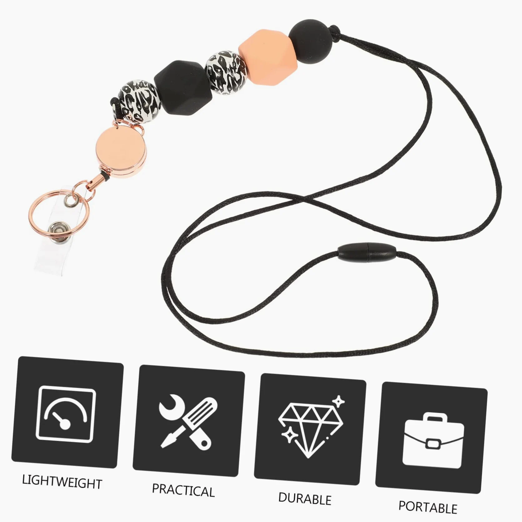 Operitacx 3sets Porta Badge Lanyard Con Custodia Id Per Studenti Compatibile Con Carte Di Identità e Bus Design Creativo e Leggero Facile Da Trasportare e Organizzare