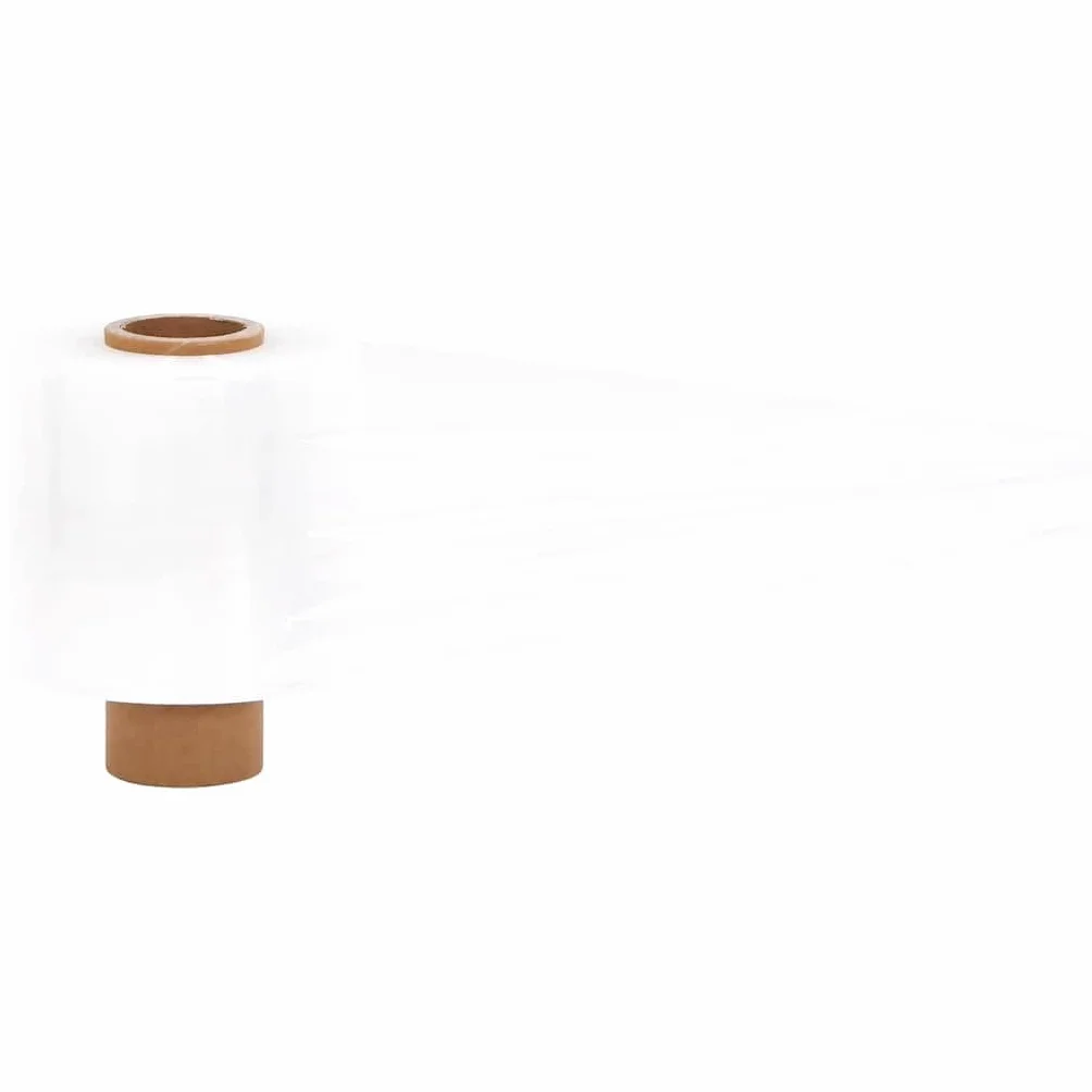 vidaXL Film Estensibili 10 pz Trasparenti 23 μm 10 cm x 300 m, pellicola da imballaggio, pellicola da imballaggio, pellicola da avvolgimento