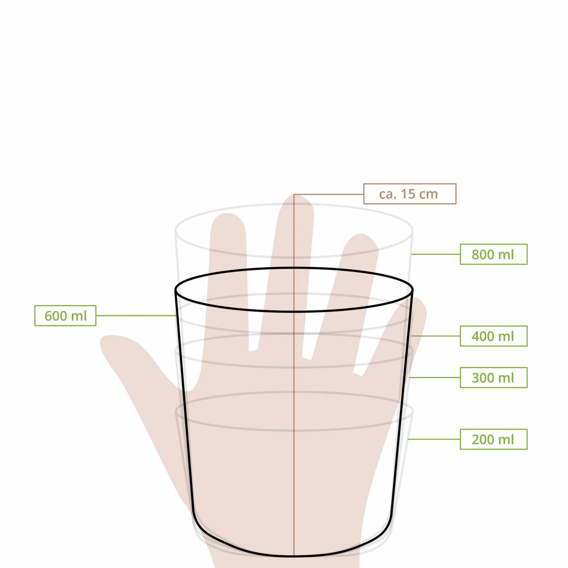 BIOZOYG Tazza per zuppa 600 ml 24 oz Ø 115 mm marrone Carta kraft Bicchieri carta grandi Ciotola per zuppa