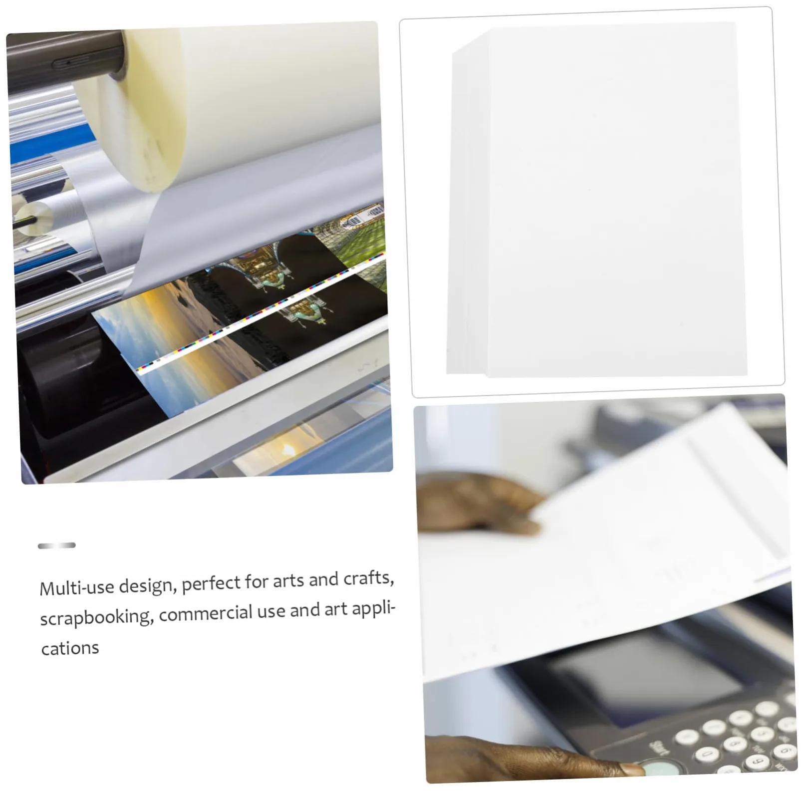 Carta per Stampante A5 500 Fogli Bianca 70g, Doppia Faccia | Fogli Leggeri per Stampa e Copia, Adatti ad Attività Artistiche e Artigianali, Formato Compatto