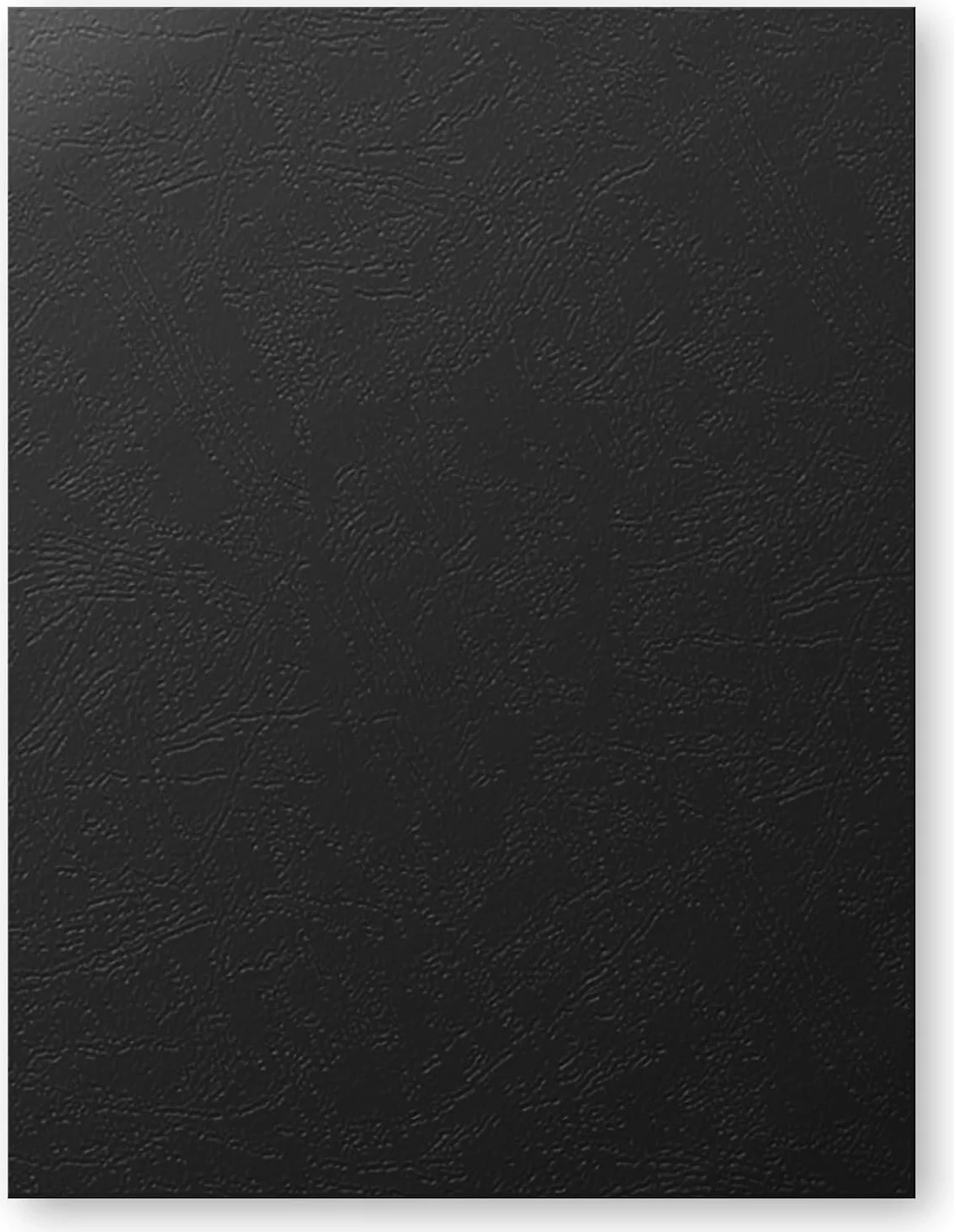 Rayson LBC230G-100BK - Copertina per rilegatura in pelle, 12 mm, 21 x 28 cm, colore: nero, confezione da 100