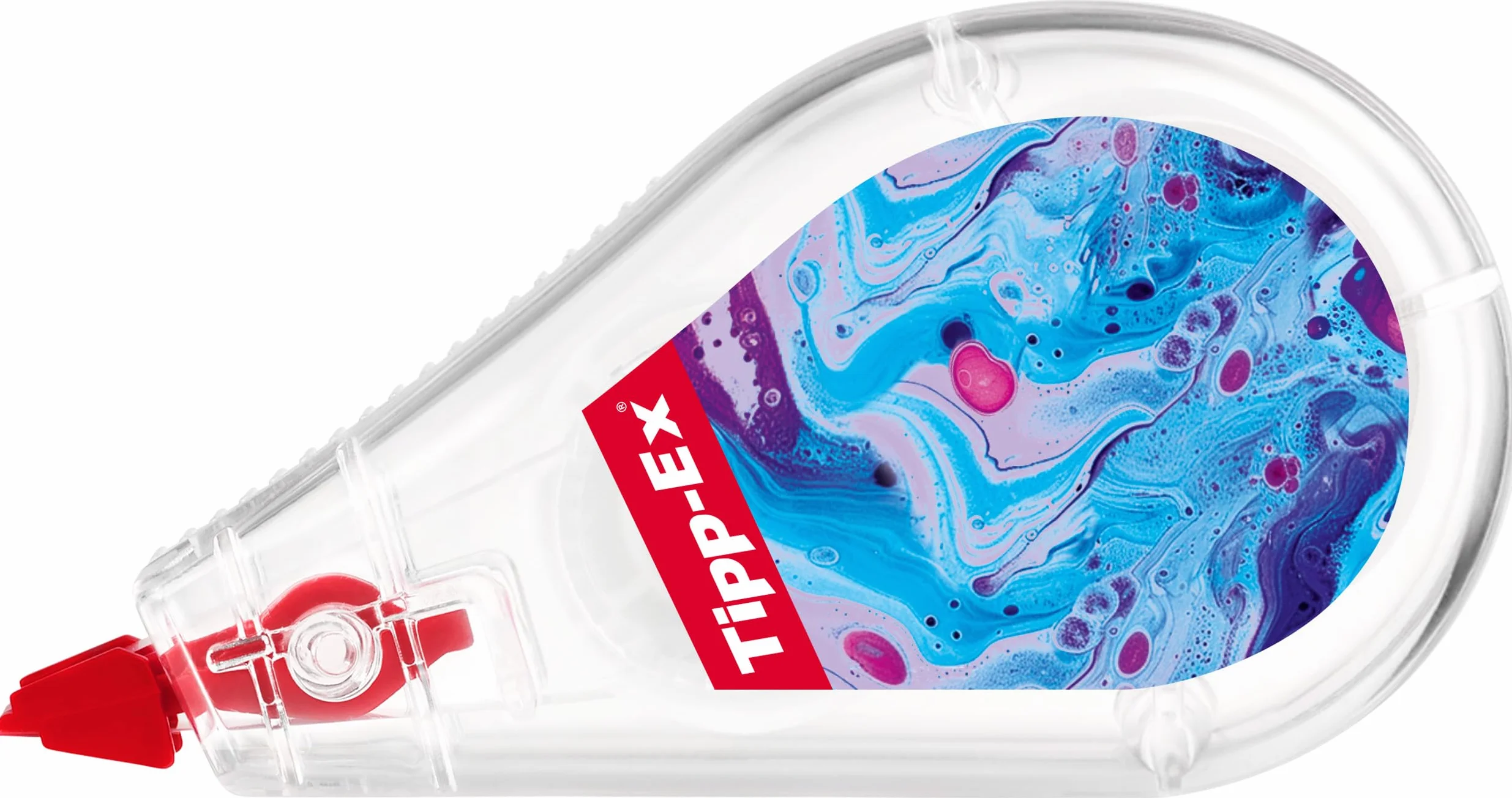 Tipp-Ex Correttori a Nastro Mini Pocket Mouse 6 Pezzi, 2 Design Hydro Dipping, 4 Classici