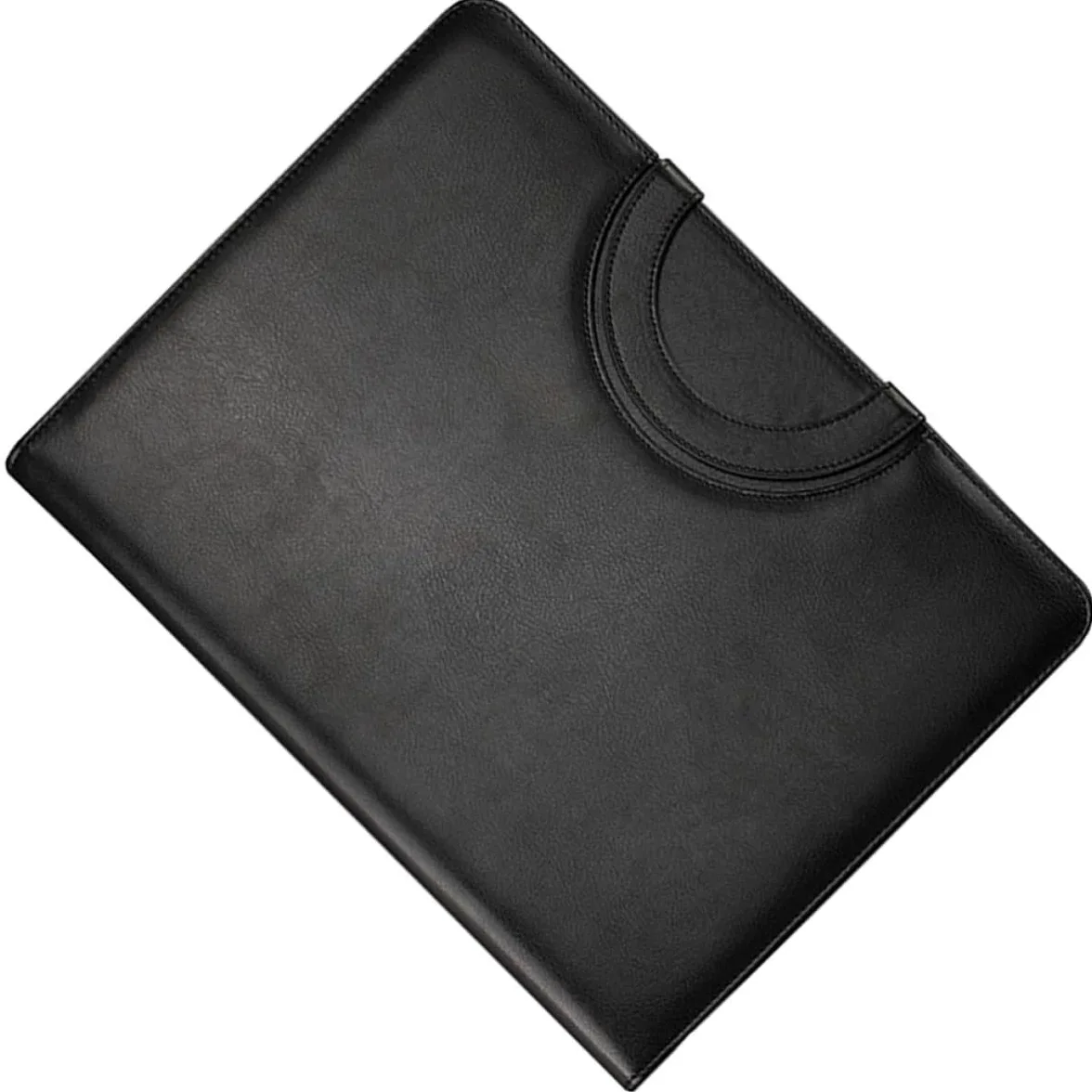 USHOBE Cartella Porta Documenti A4 con Zip e Manico in Pu Elegante e Leggera, con Scomparti per Ufficio e Protezione Contenuti, per Riunioni e Lavoro Professionale