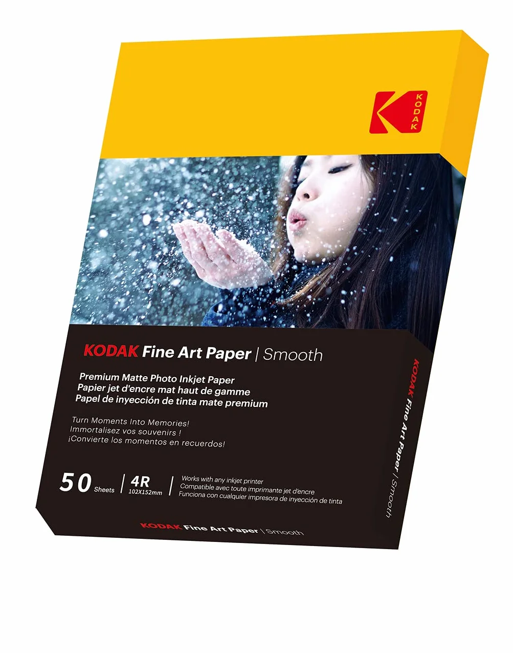 KODAK Carta Fotografica Opaca A6 180g/m² 50 Fogli Fine Art Paper