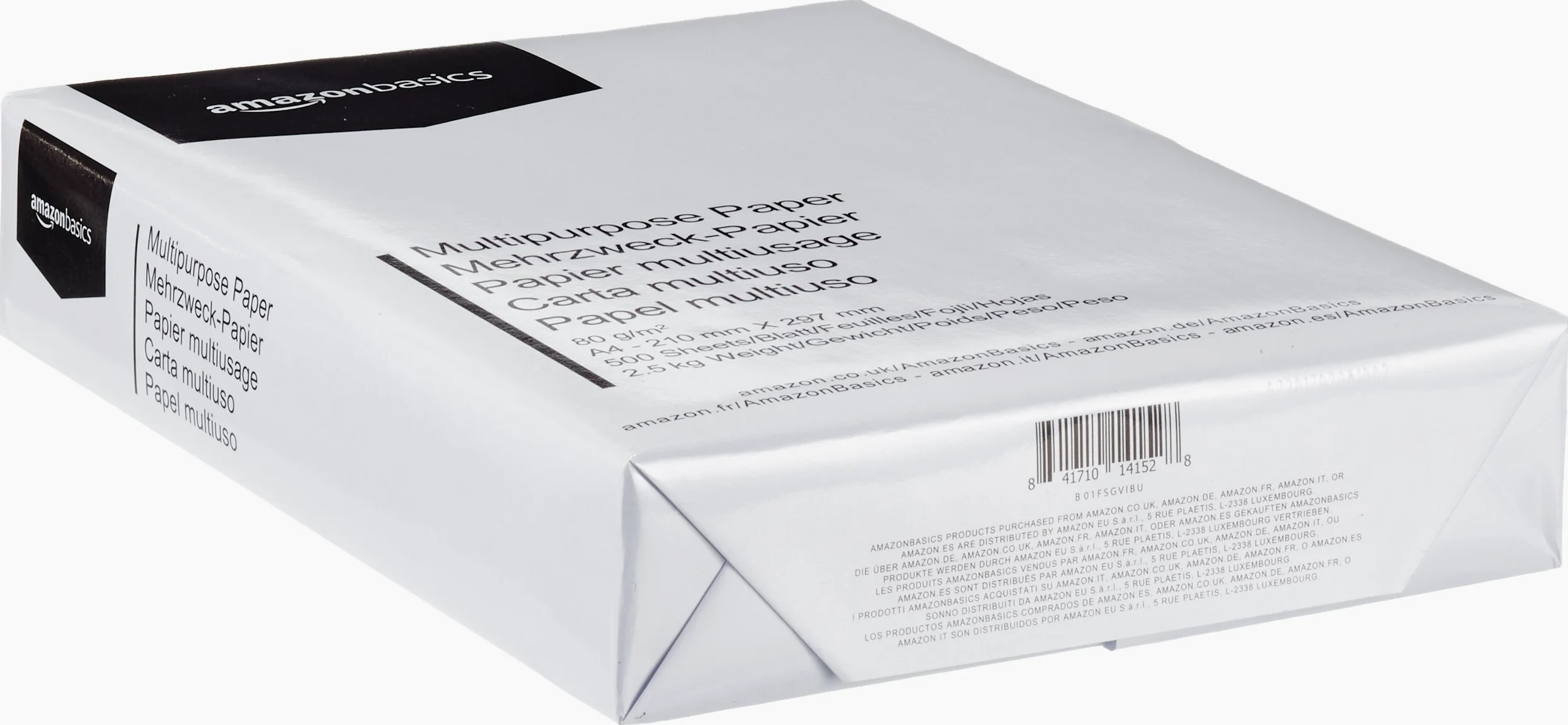 Xerox Business 003R91821 - Risma da 500 fogli, A3, 80 g/m², colore: bianco & Amazon Basics Carta da stampa multiuso A4 80gsm, 5x500 fogli, bianco