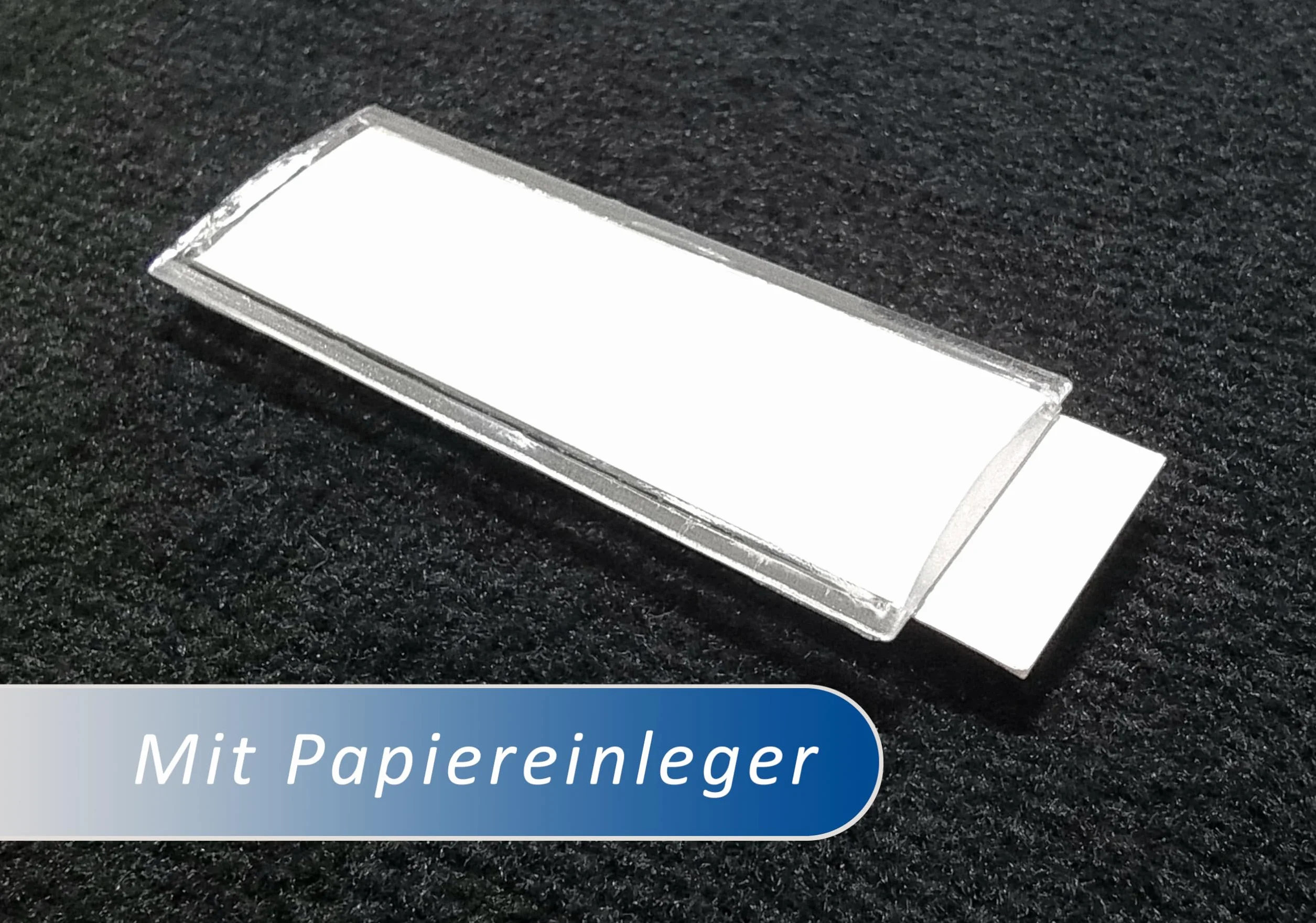 Targhetta per cassetta delle lettere trasparente 69,3 x 24,7 mm