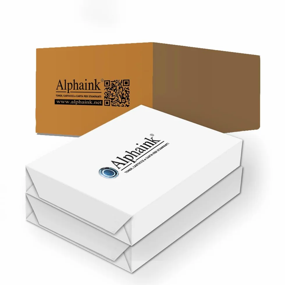 Alphaink Carta A4 Premium 75gr 2 Risme 1000 Fogli Bianca Laser Inkjet