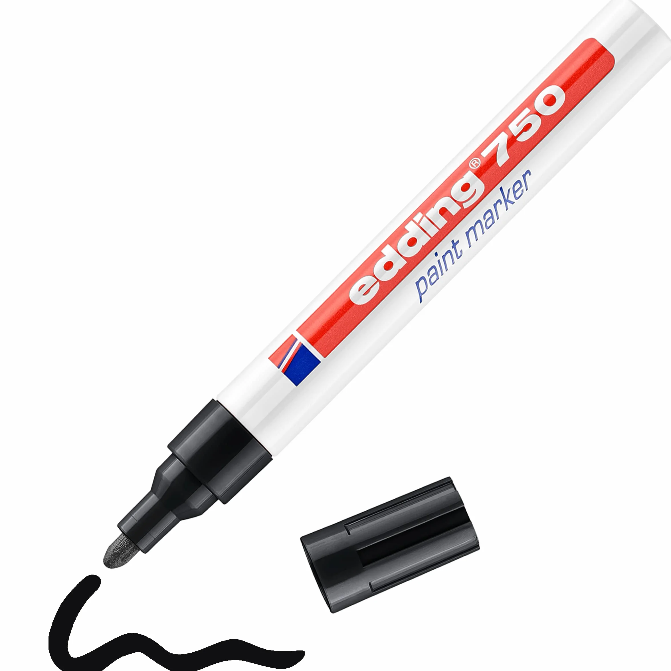Edding 750 Paint Marker Black (10)
