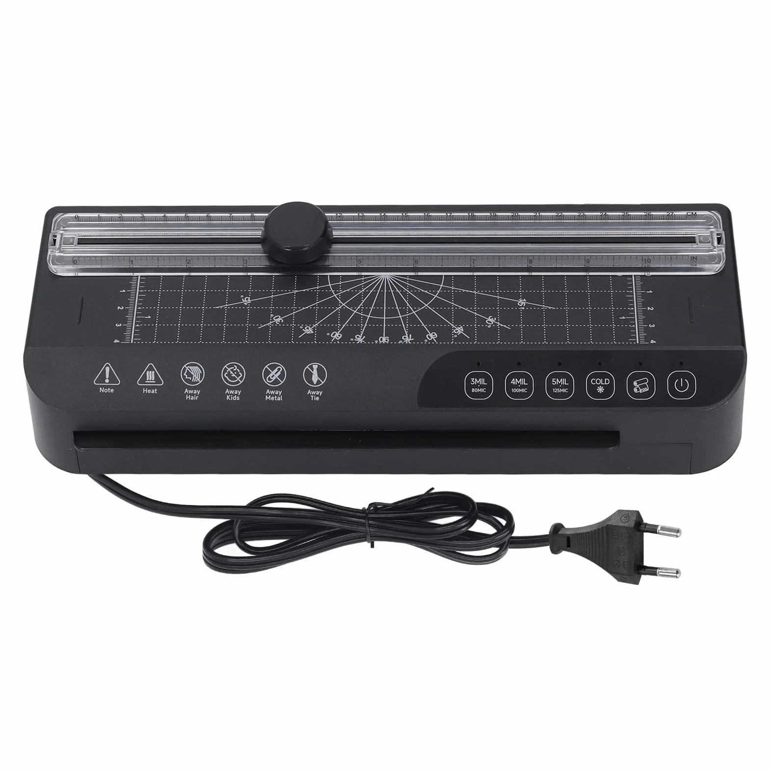 FTVOGUE Plastificatrice A4 con Rilascio One Touch in ABS, velocità 320 Mm/min per Uso Domestico e in Ufficio (Spina UE AC220-240V)