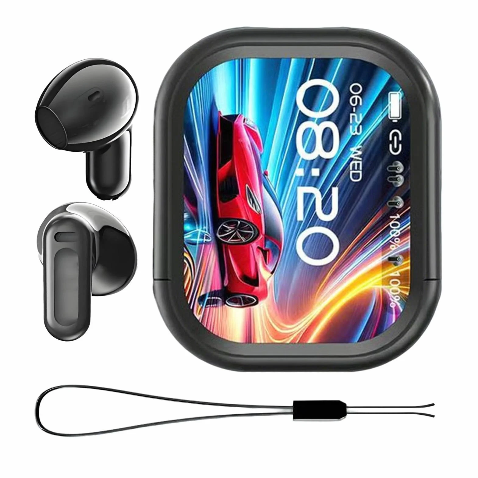 Auricolari Traduttore Wireless Cancellazione Rumore Touchscreen | Dispositivo Auricolari Con Traduttore Linguistico AI Touchscreen Per Uomo Donna Viaggi Studio Sport Lavoro Palestra