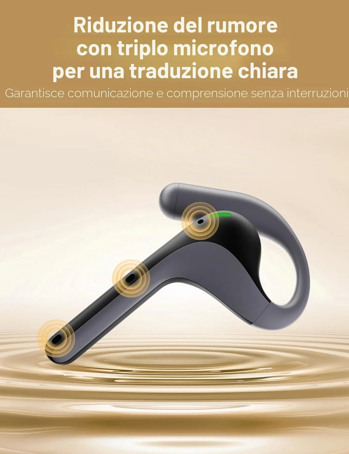Timekettle W4 Pro AI Interpreter Earbuds, traduction simultanée bidirectionnelle, appareil de traduction prenant en charge 40 langues, écouteurs de traduction pour les appels vidéo et téléphoniques