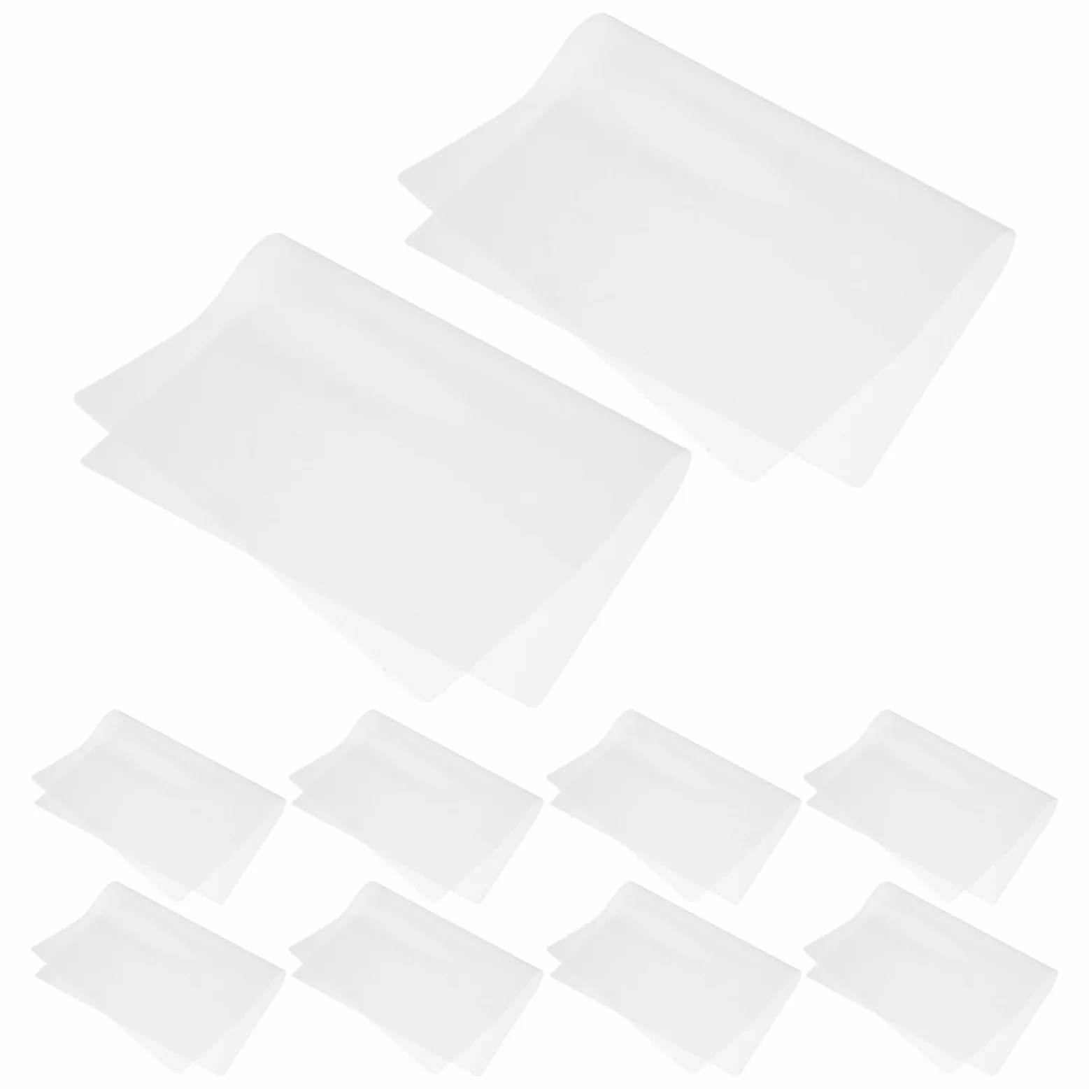 100 Fogli Buste Plastificazione Termiche Trasparenti Micron Film Laminazione Documenti Foto Resistente Antistrappo per Ufficio e Casa