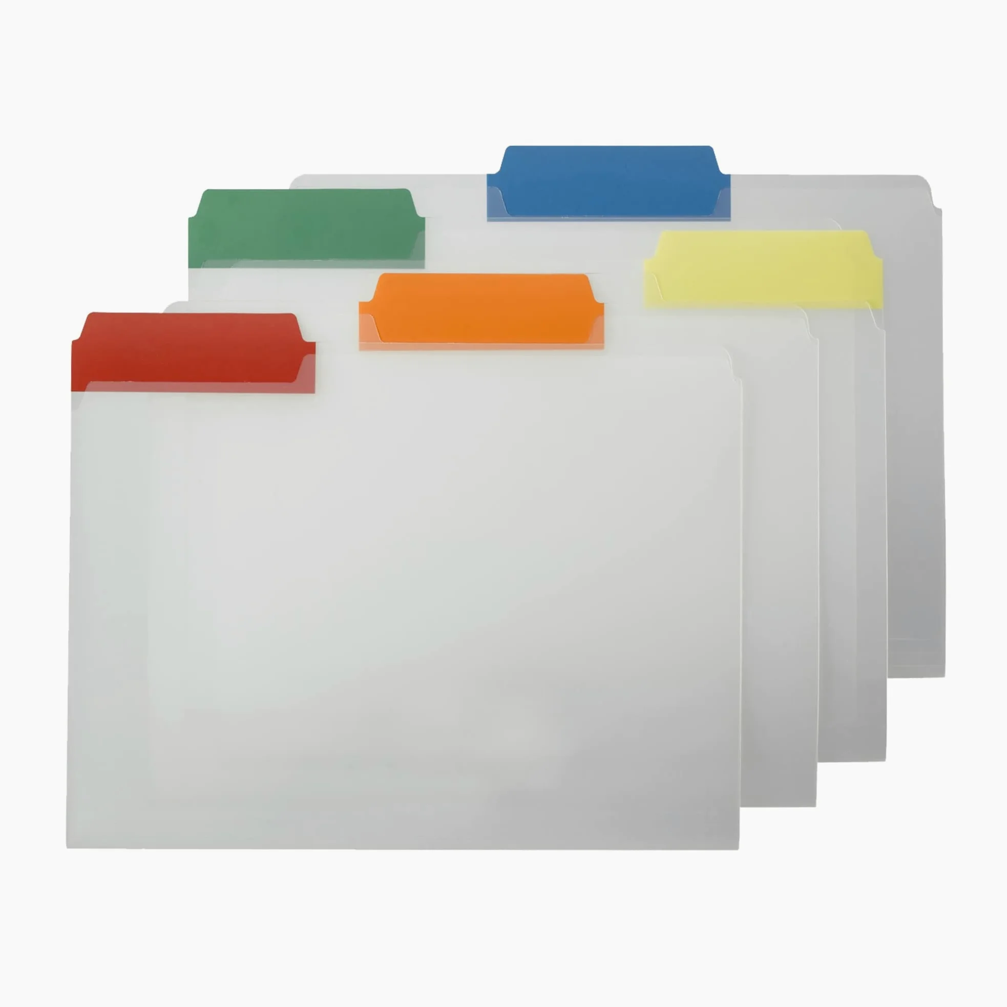 Smead Poly file Folder, 1/3-cut Tab, Letter size, colorato, colori assortiti, 25 per box (10530)