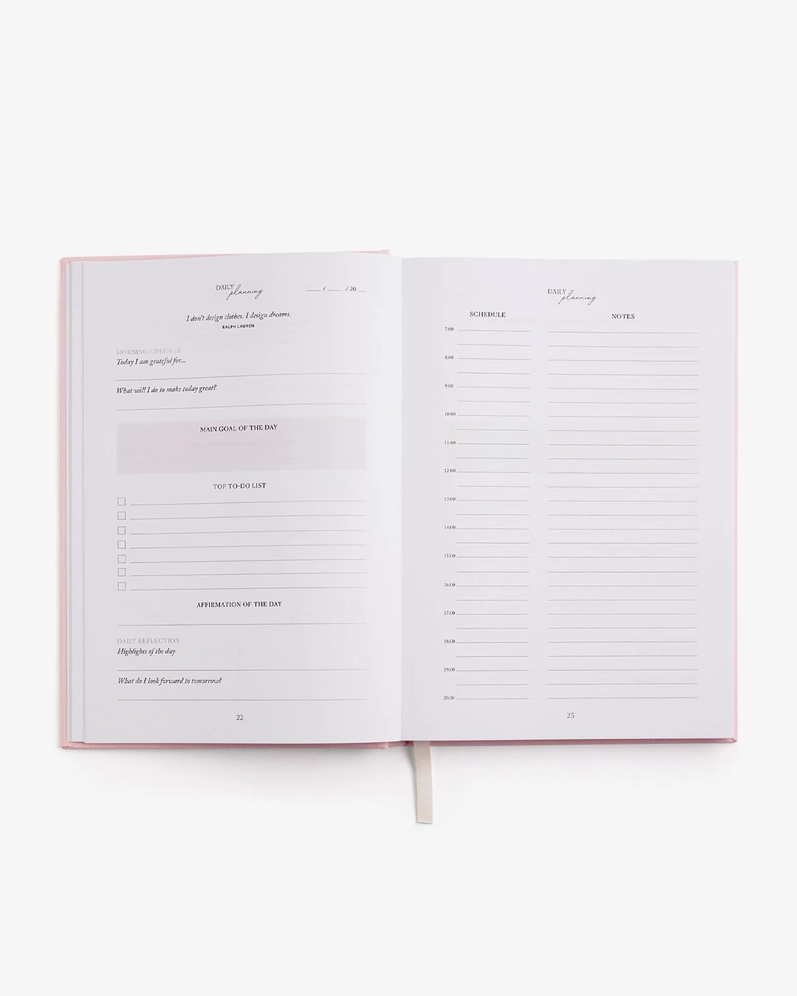 LIFE&Style Planner di Leonie Hanne, diario giornaliero per gratitudine, lavoro e benessere con suggerimenti riflettenti, pianificazione settimanale degli obiettivi, approfondimenti di stile, agenda di