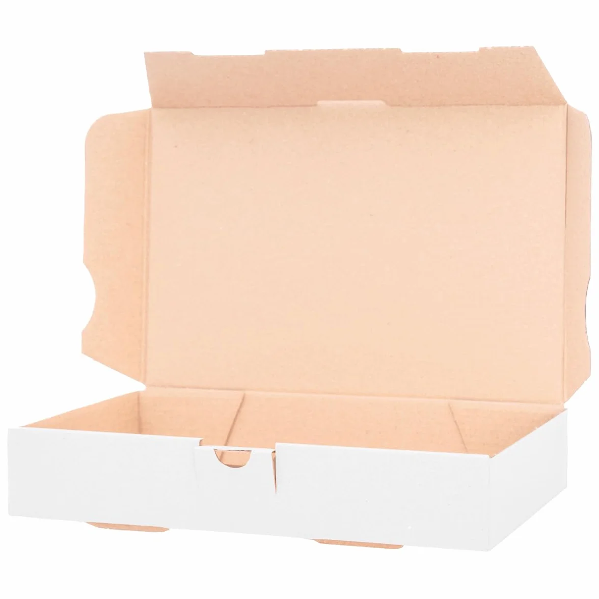 verpacking scatole postali piatte 24 x 16 x 4,5 cm A5 MB 3 bianco - Spedizione Postale scatole cartone scatole cartone con coperchio 25 pezzi
