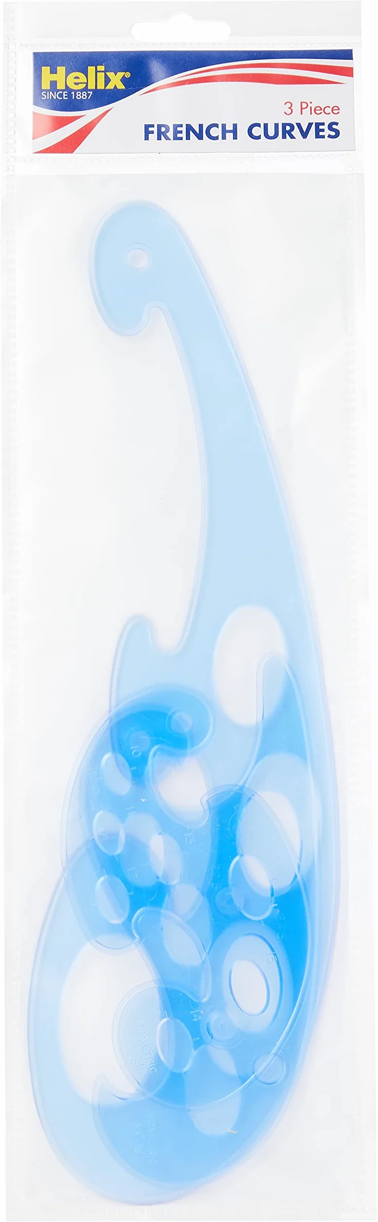 French Curves Template Set 10-50mm