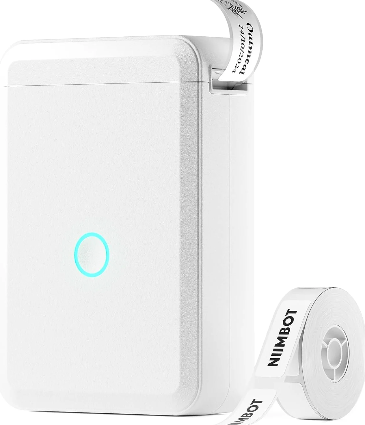 Label Maker D110 Etichettatrice termica Bluetooth con nastro, stampante portatile per etichette senza inchiostro, portatile e ricaricabile, con più modelli per casa e ufficio, compatibile con iOS