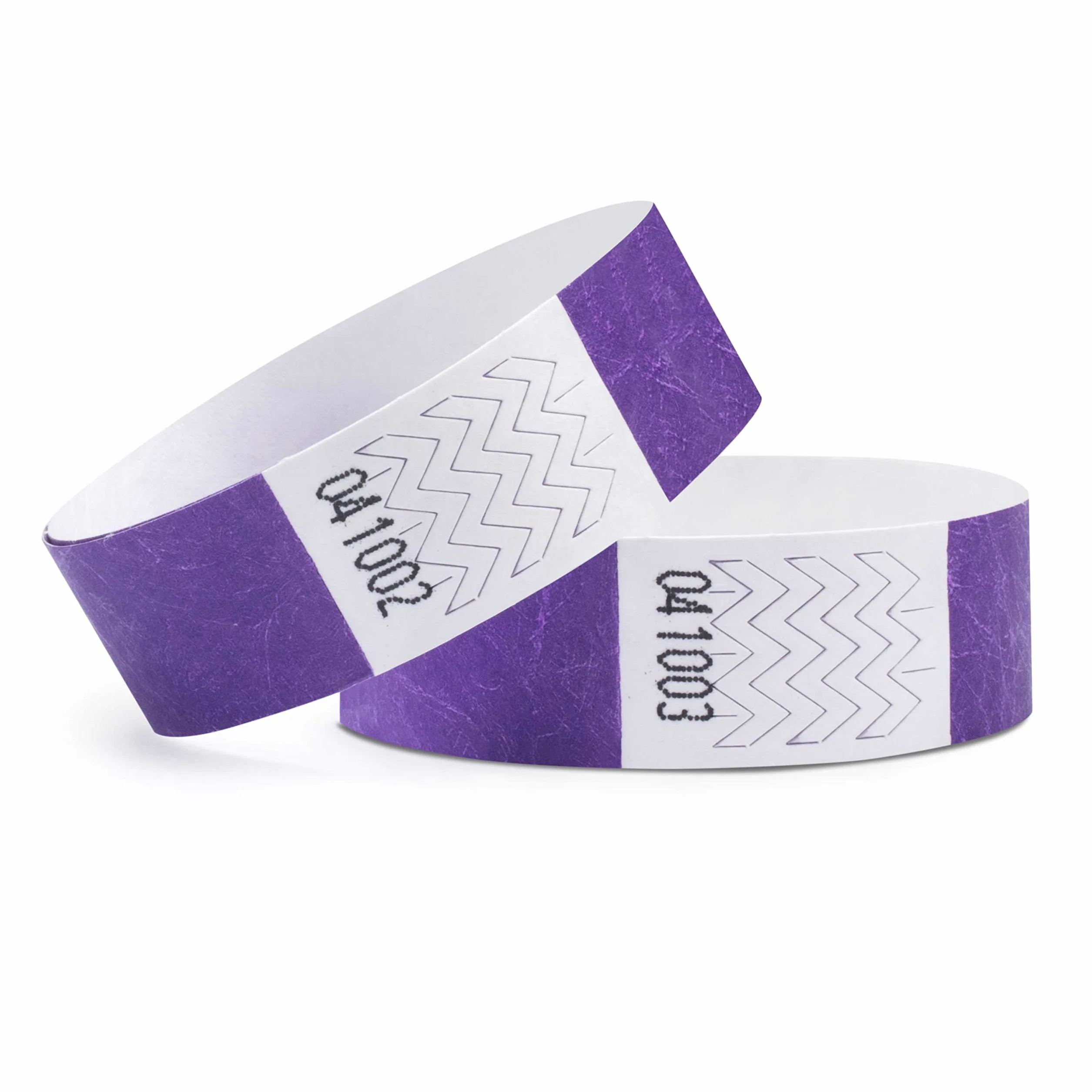 Braccialetti di identificazione 19 mm Lilla, Confezione da 500