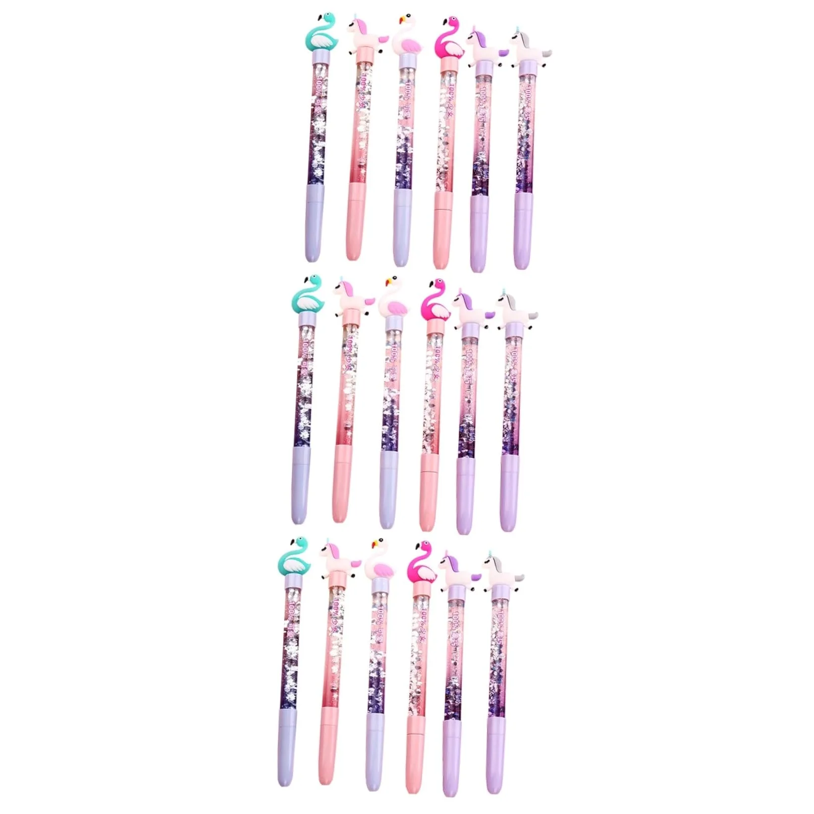 STOBOK 3 Set 0 05 Mm Punta Fine Penna Gel Creativa Cigno per Studenti Scrittura Impugnatura Comoda E Robusta Inchiostro Nero Cancelleria per Studenti 6 Pezzi * 3