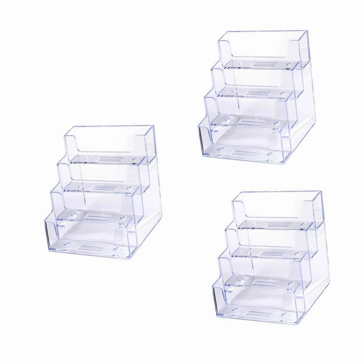 Tofficu 3pezzi Espositore Per Biglietti Visita Scomparti Organizer e Casa Design e