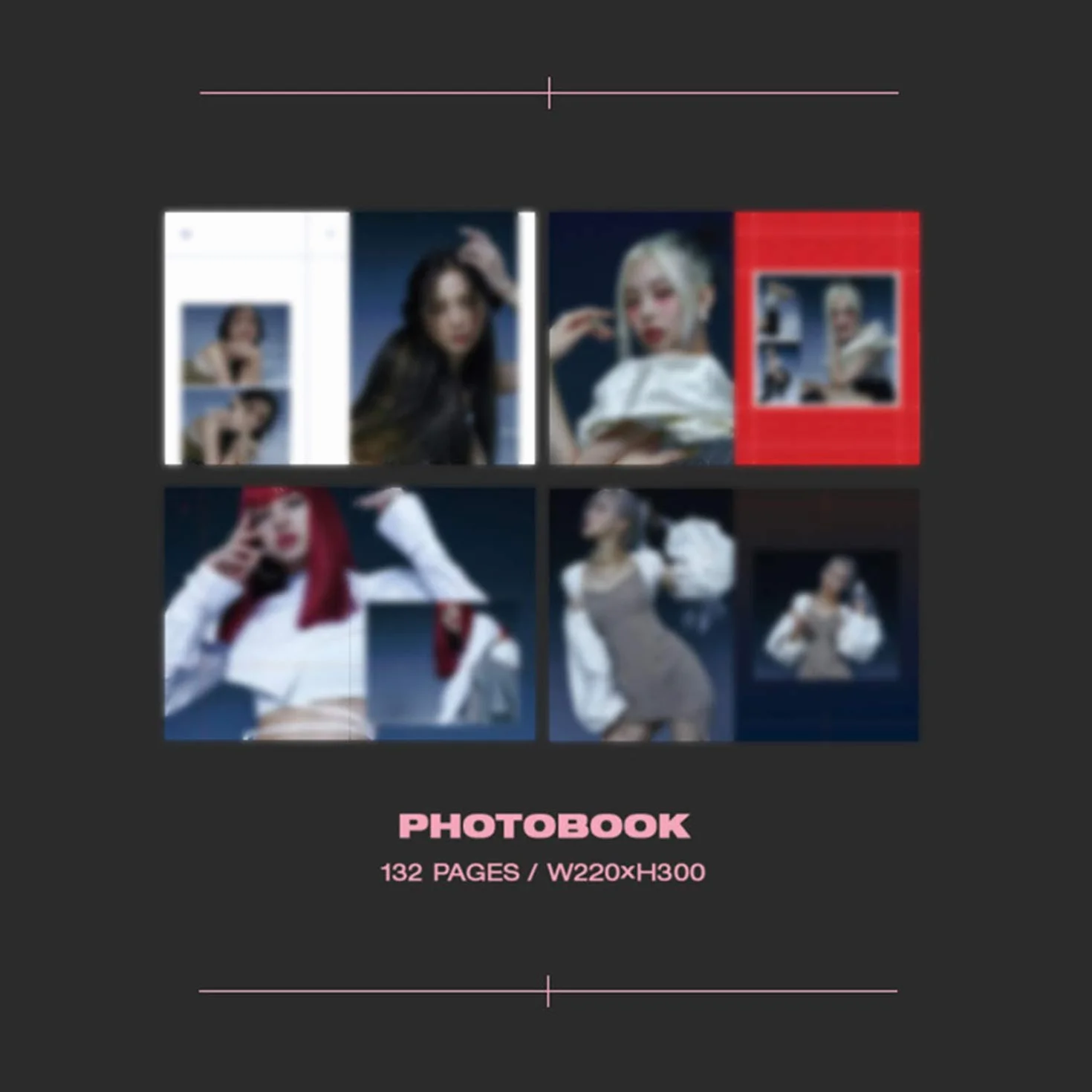 Blackpink - [How You Like That] Photobook + CD + Random Postcard + Random Polaroid + Folded Poster + 2 Pin Button Badges + 4 Extra Photocards