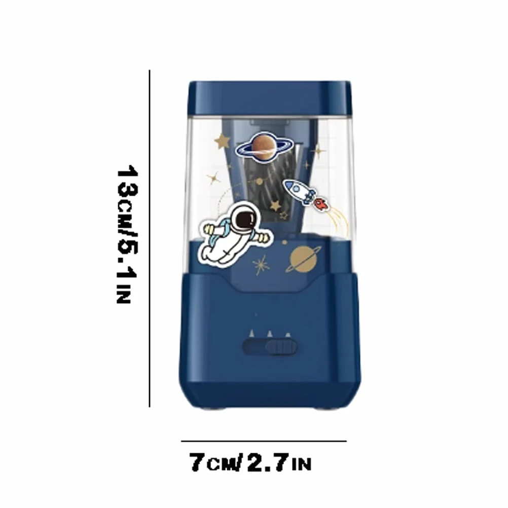 Temperamatite Elettrico temperamatite, Carino, Interessante, Creativo Temperino,USB, può Essere Usato per Size 2 / Matita, Ufficio/Scuola Portatile e Sicuro (Color : White)